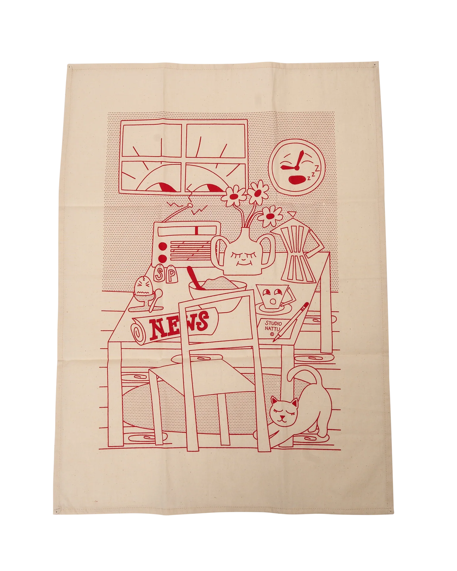 Tea Towel (Red)