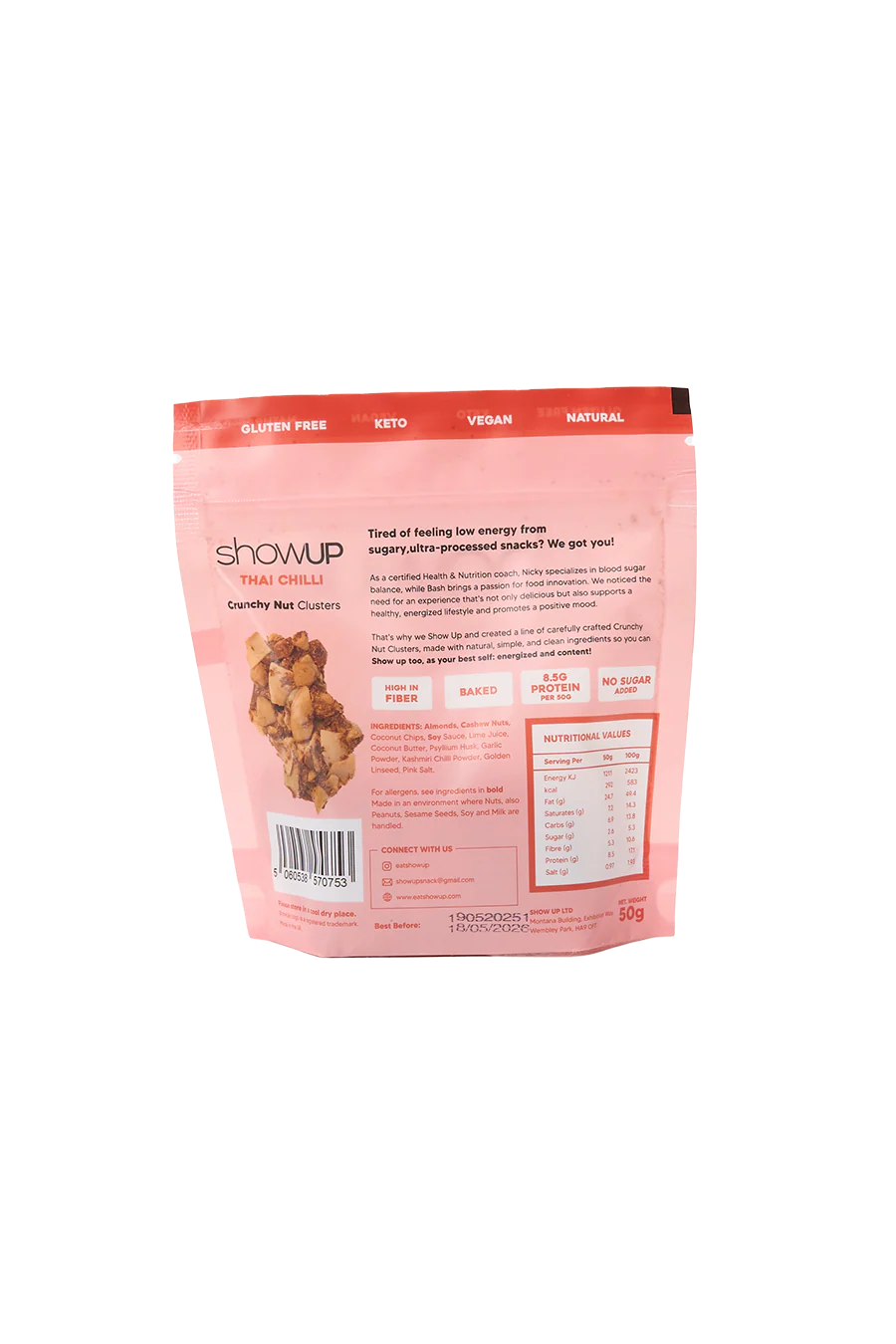 Thai Chilli Crunchy Nut Clusters - Image 2