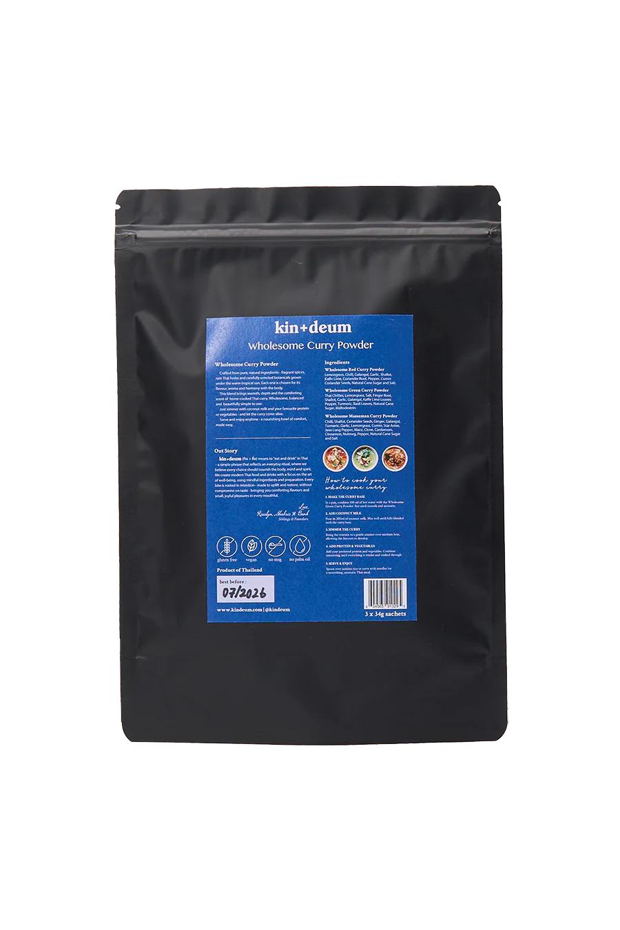 Thai Curry Powder Mixed Flavour Pack (3 x 30g) - Image 2
