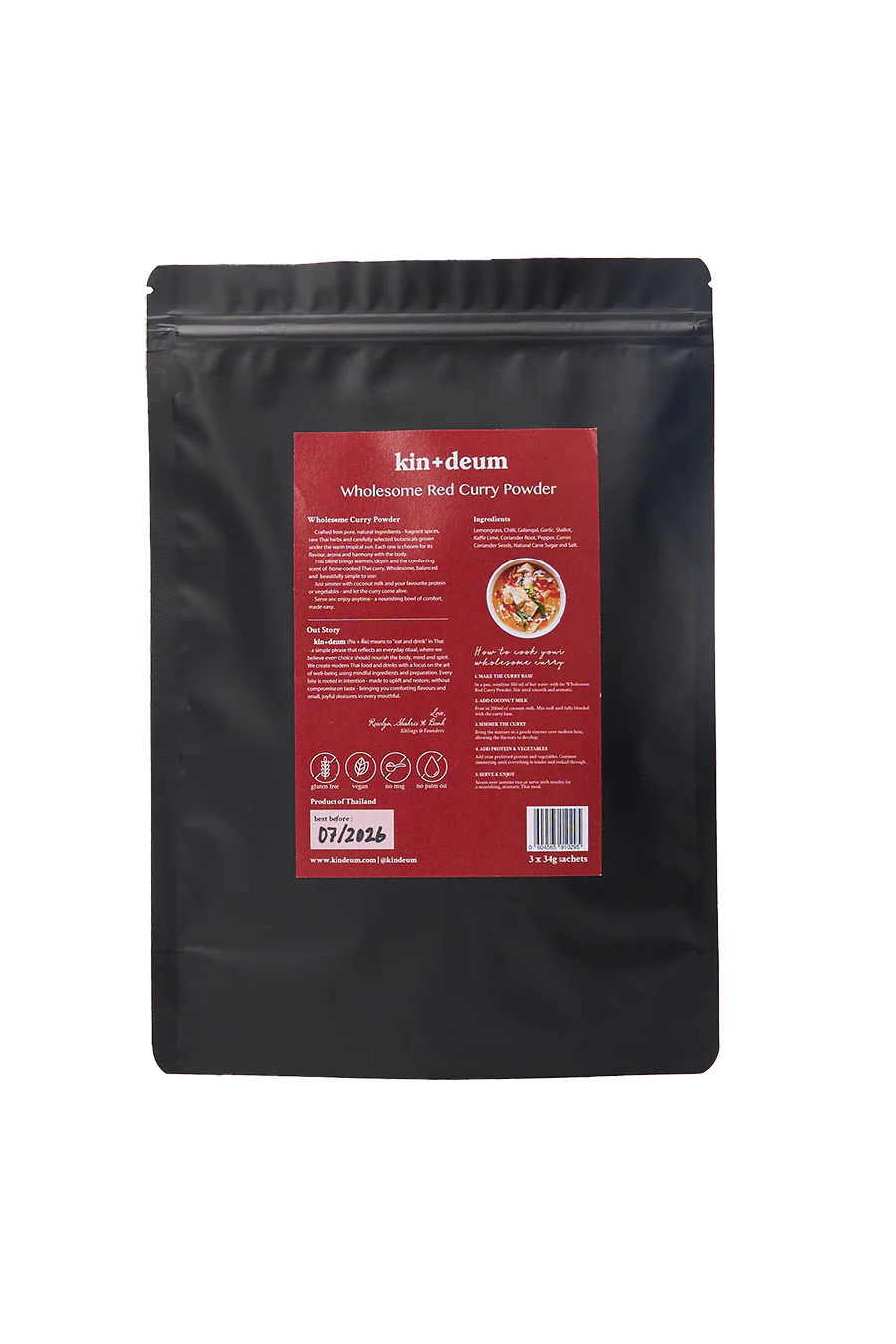 Thai Red Curry Powder (3x34g) - Image 2