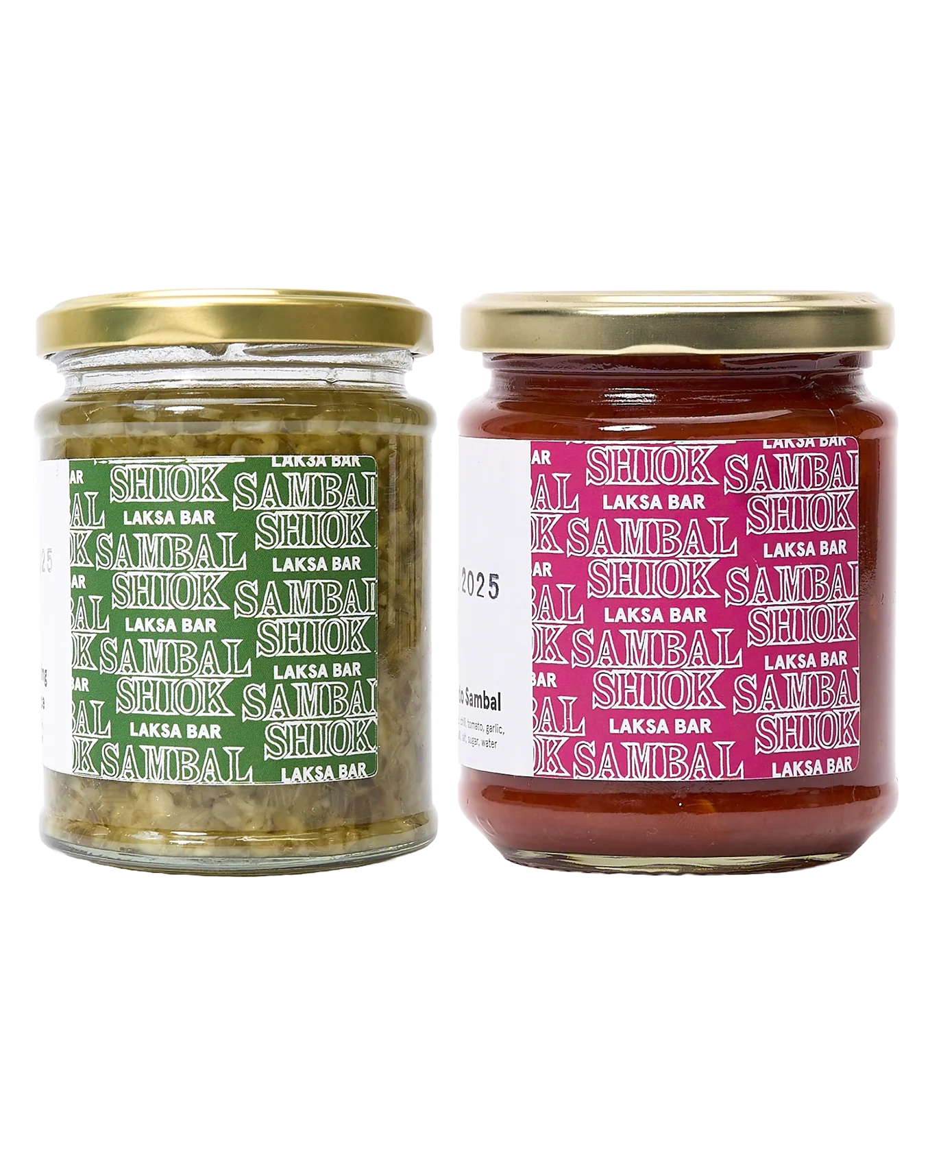 Sambal Shiok Tomato Sambal & Ginger Spring Onion Duo