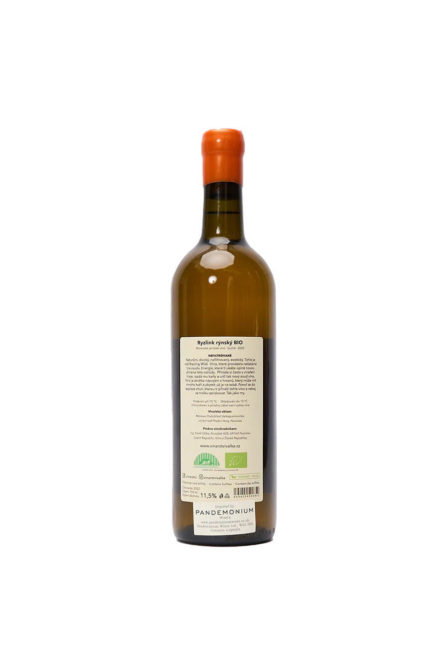 Vinařství Válka - Riesling WILD: Czech Orange Wine - Image 2