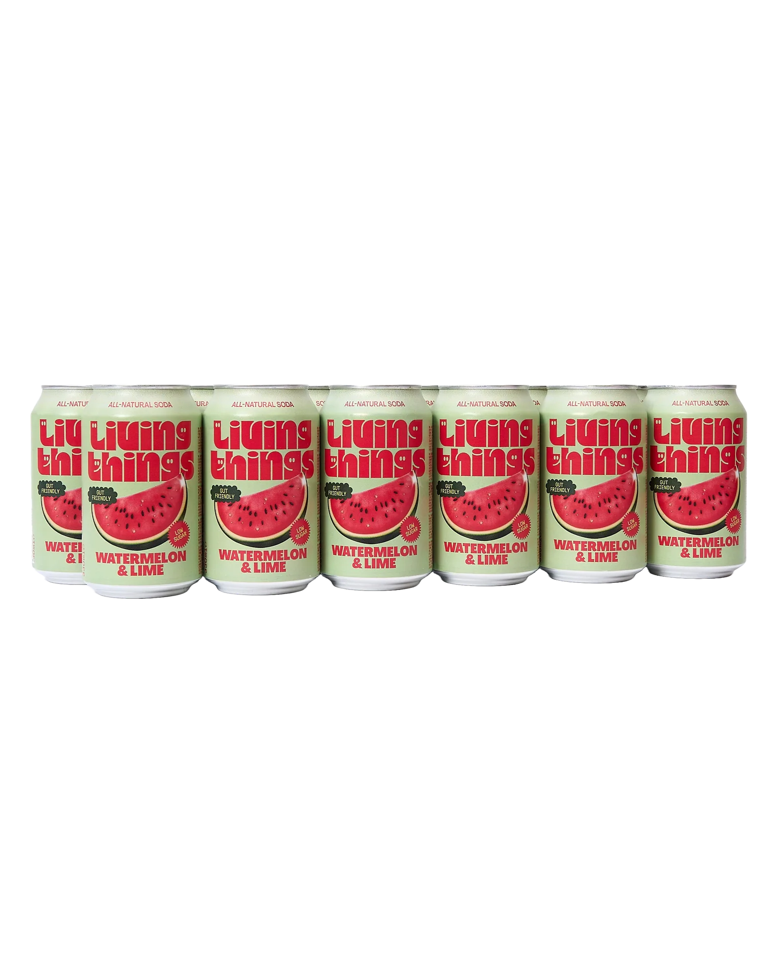 Watermelon & Lime Prebiotic Soda (12 Cans)