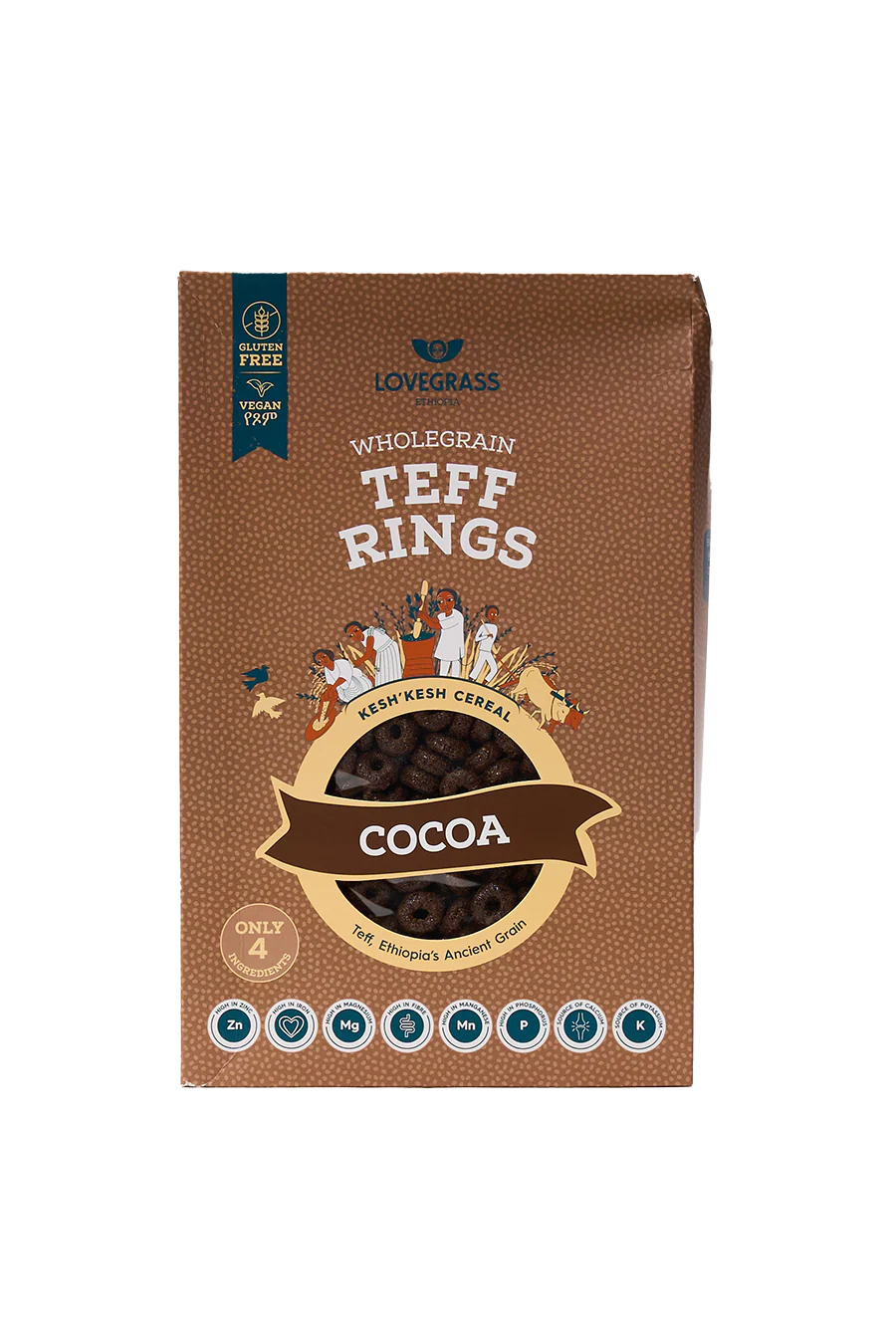 Wholegrain Teff Cocoa Rings