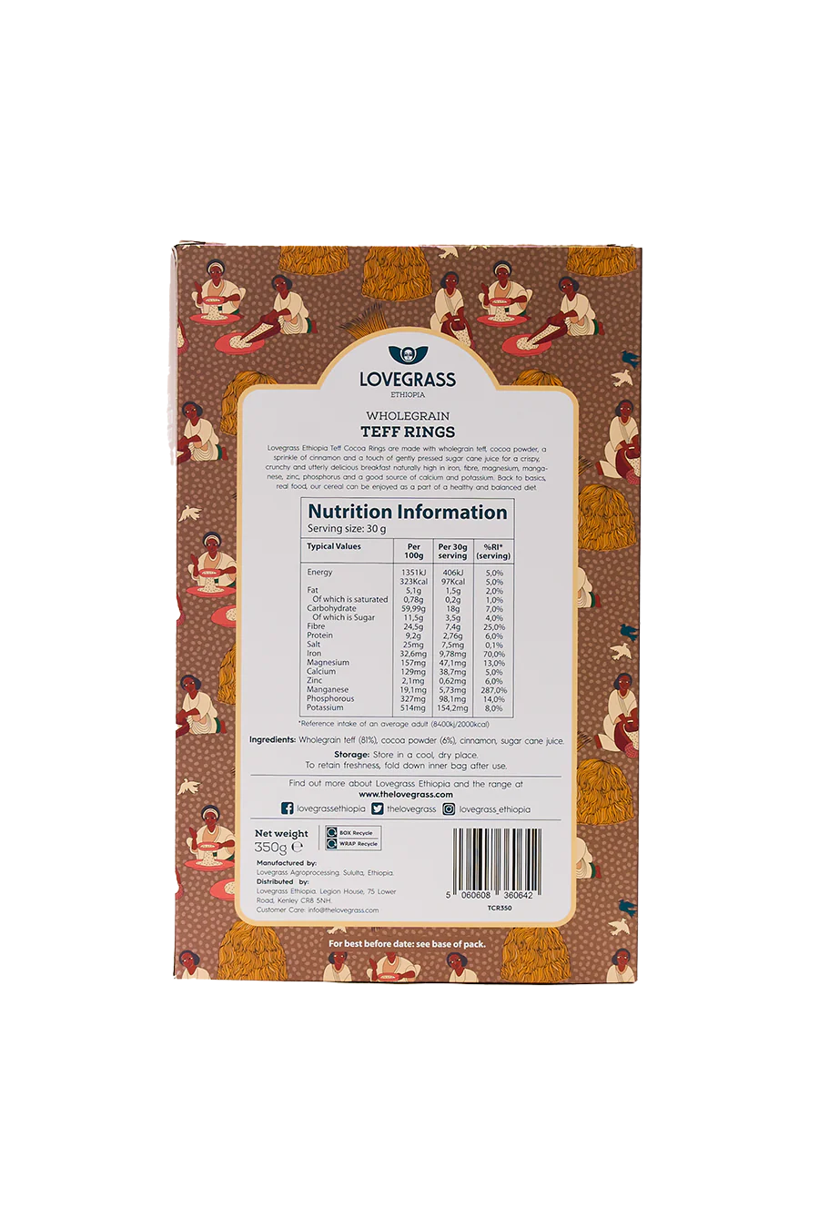 Wholegrain Teff Cocoa Rings - Image 2