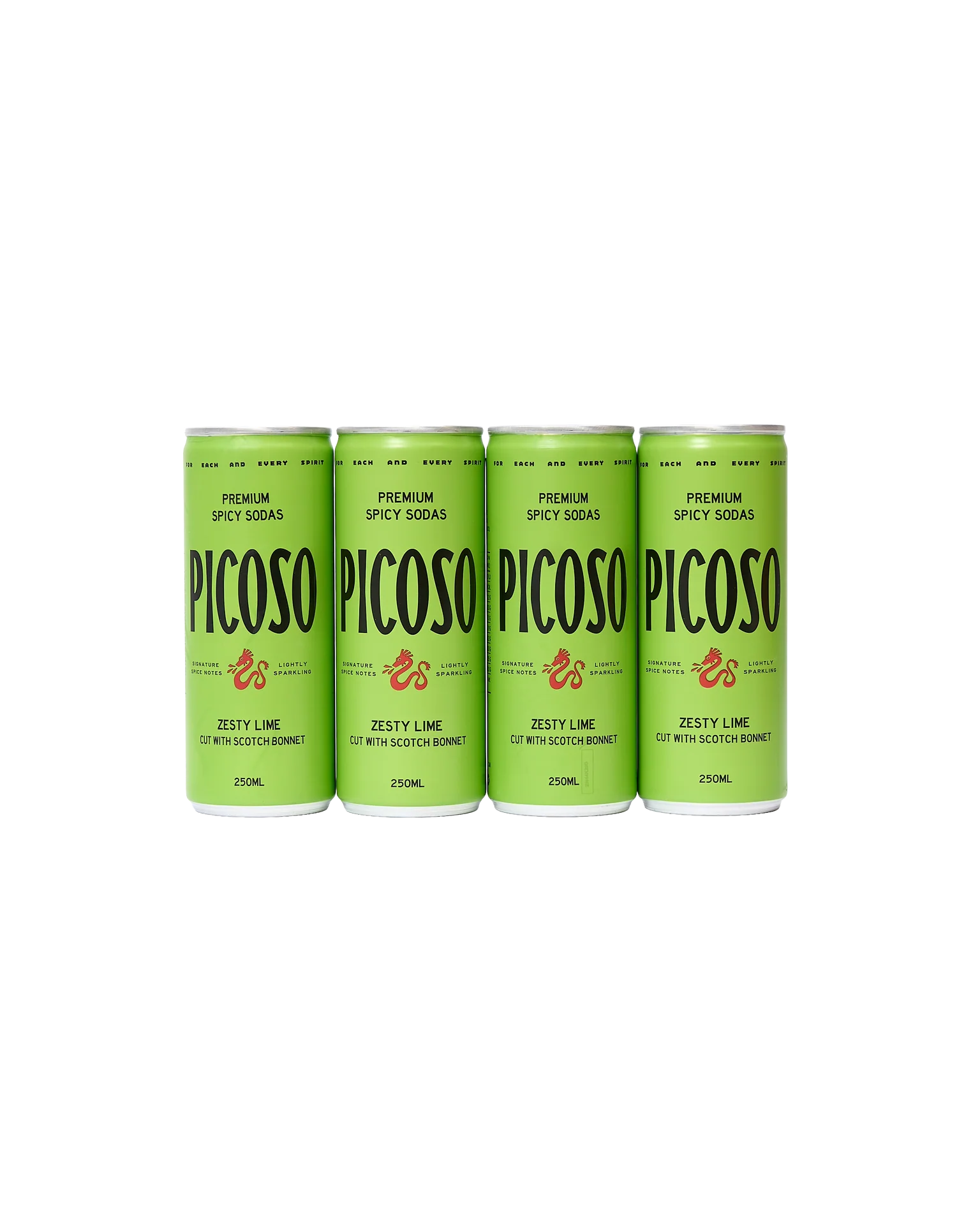 Zesty Lime & Scotch Bonnet Spicy Soda (4 pack)